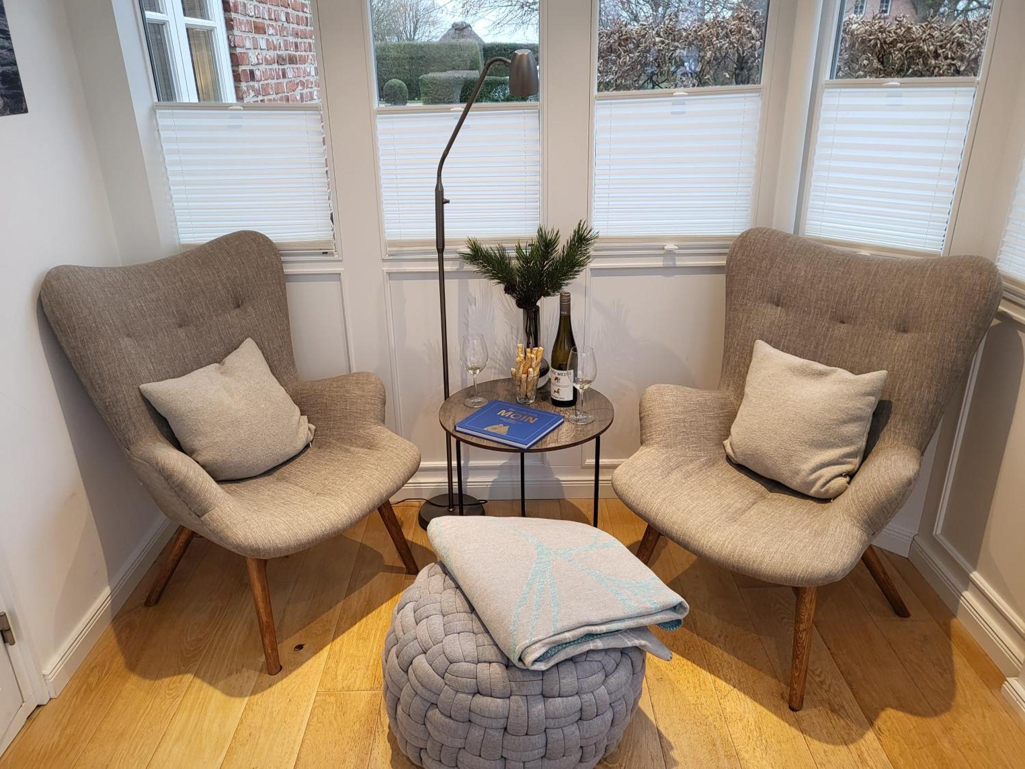 Ferienwohnung 1 Im Reetdachhaus Muehlenhof Sankt Peter-Ording Eksteriør bilde
