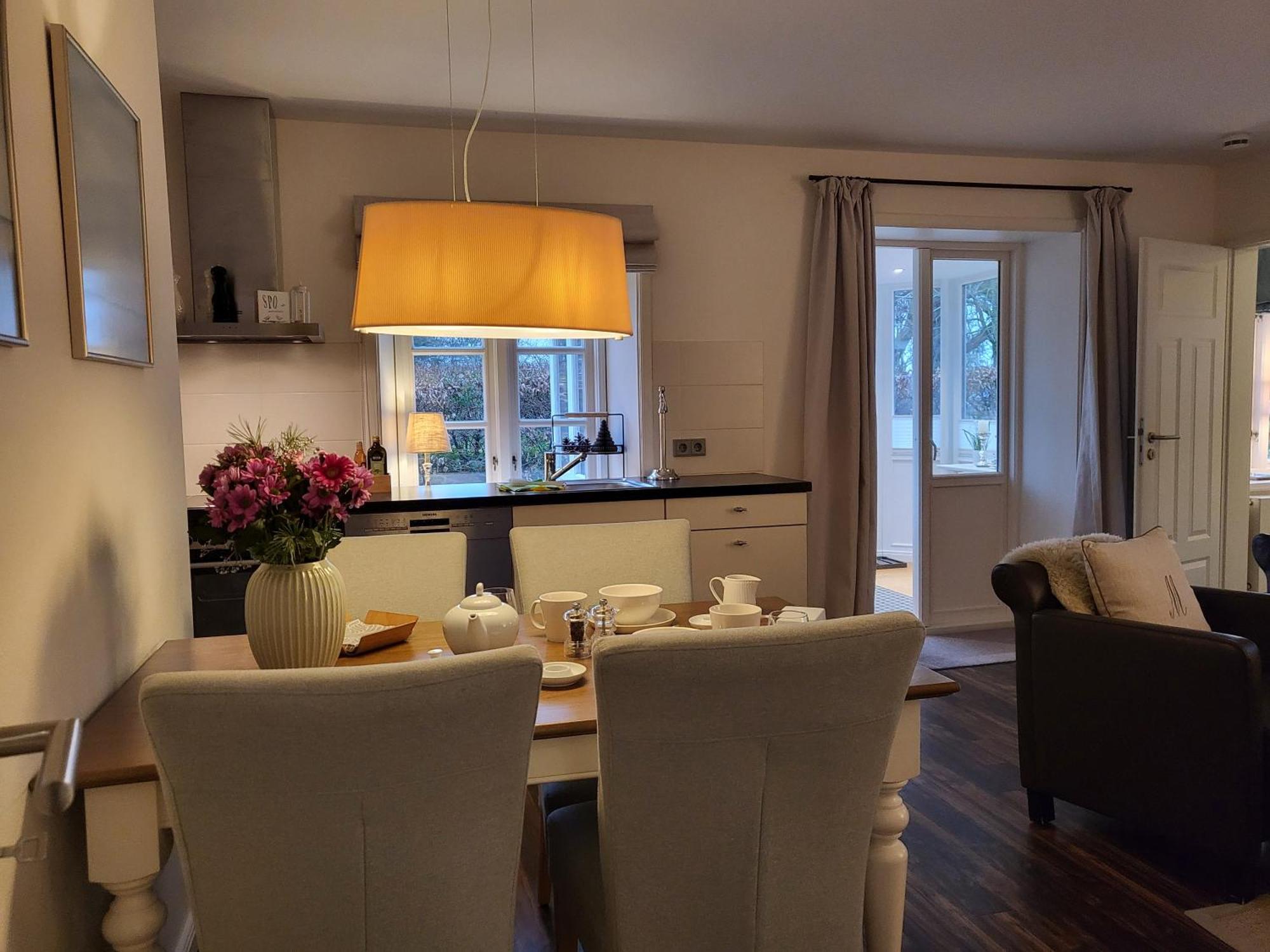 Ferienwohnung 1 Im Reetdachhaus Muehlenhof Sankt Peter-Ording Eksteriør bilde
